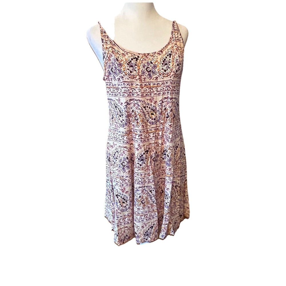 Billabong Dress Large Adult Mini Sleeveless A Line Sundress Stretch Women